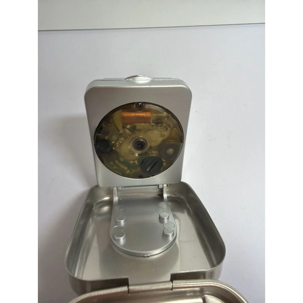 Spirit of St. Louis McCook Field Tin Travel Alarm Clock‎ Premarin Edition